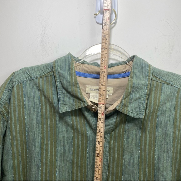 Western Tribal Rodeo Cowboy Button Down Shirt Men XXL The Territory Ahead Woven - Picture 6 of 6